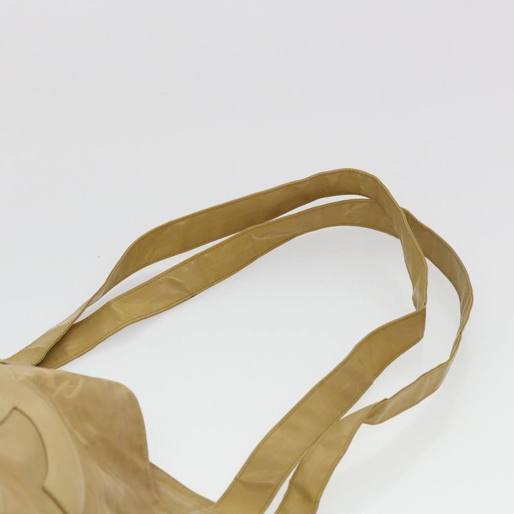 CHANEL Shoulder Bag Enamel Beige CC Auth bs5025 - Picture 14 of 16